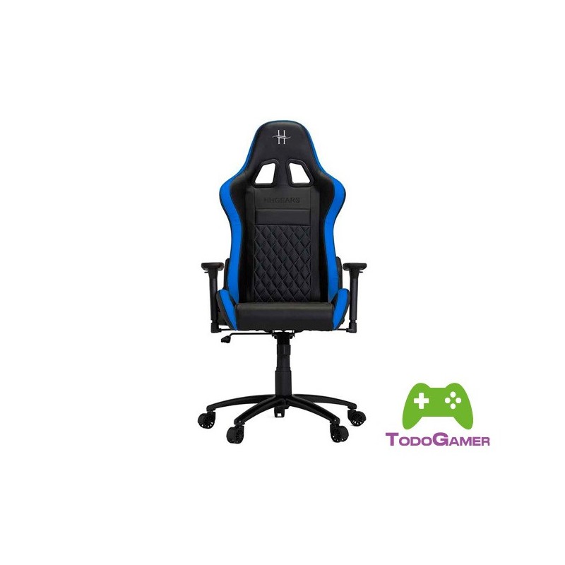 SILLA GAMER ERGONOMICA HHGEARS XL800 NEGRO AZUL SILLA GAMER ERGONOMICA HHGEARS XL800 NEGRO AZUL
