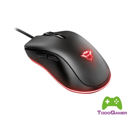 MOUSE GAMER TRUST GXT 930 JACX 6400DPI USB NEGRO 6 BOTONES