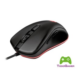 MOUSE GAMER TRUST GXT 930 JACX 6400DPI USB NEGRO 6 BOTONES