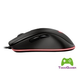 MOUSE GAMER TRUST GXT 930 JACX 6400DPI USB NEGRO 6 BOTONES
